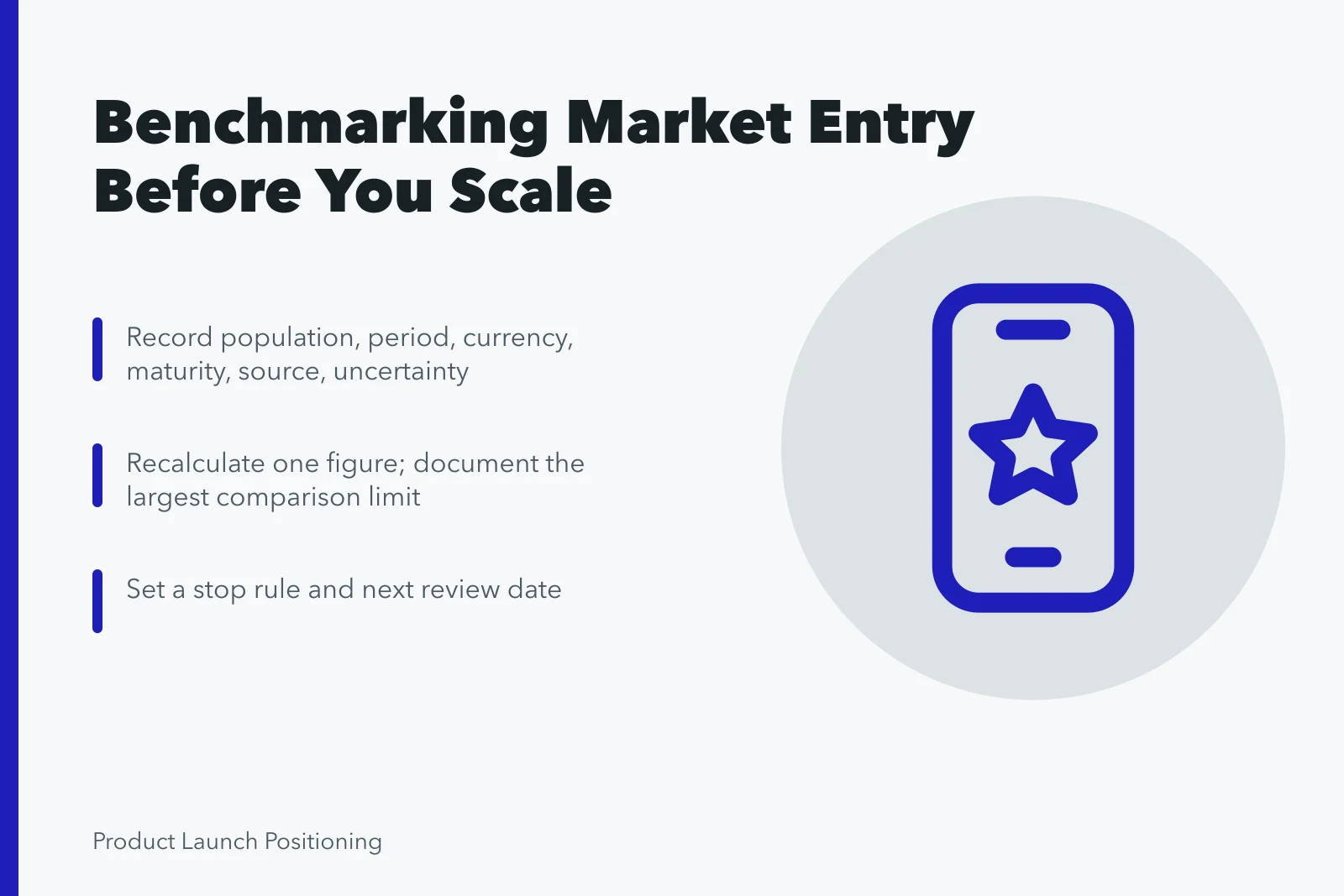 Benchmark card for go-to-market market-entry review steps. Go-to-market strategy benchmarks, tested against experience in 2027